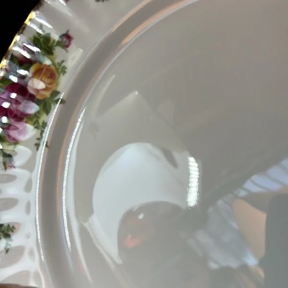 DINNER PLATE OLD COUNTRY ROSES 1962 ROYAL ALBERT BONE CHINA ENGLAND VINTAGE - Picture 9 of 10